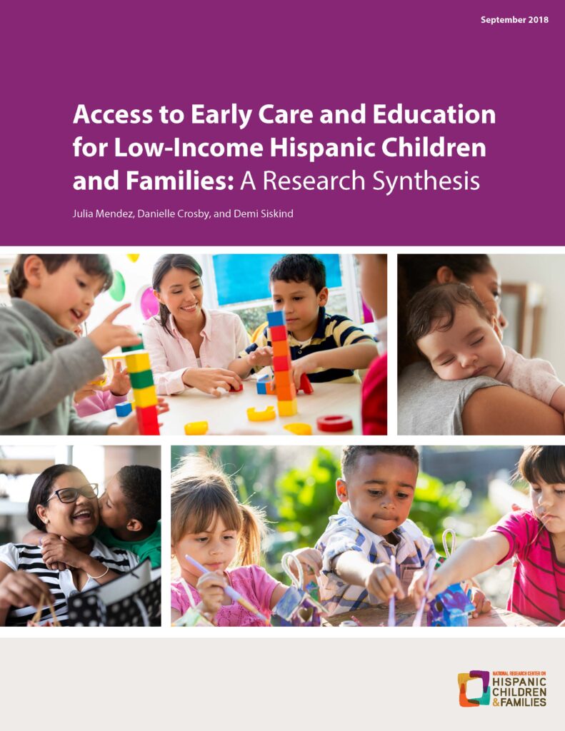 Cover of Early Care Access PDF