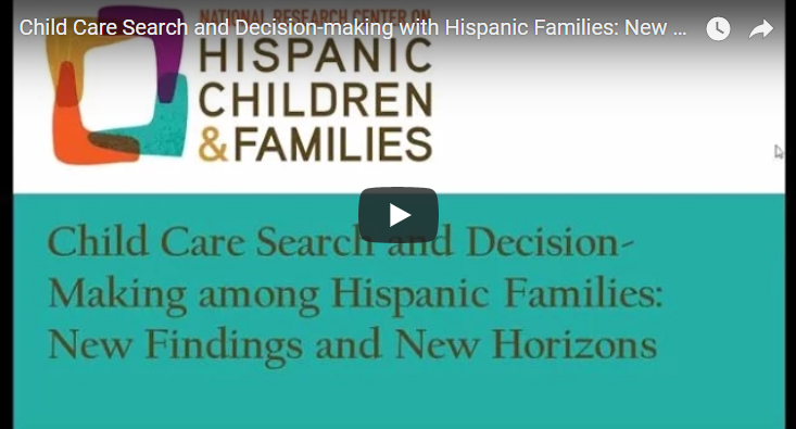 Child Care Search and Decision Making Webinar